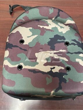 Lids Camo Cap Luggage Container Durable Hat Storage Black Interior Broken Strap